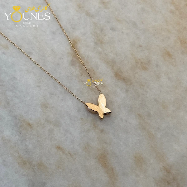 گردنبند طلا پروانه